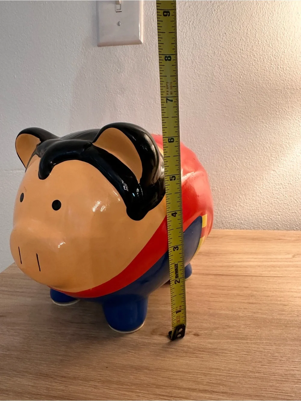 DC Comics Superman Ceramic Piggy Bank Large Superhero Coin Bank